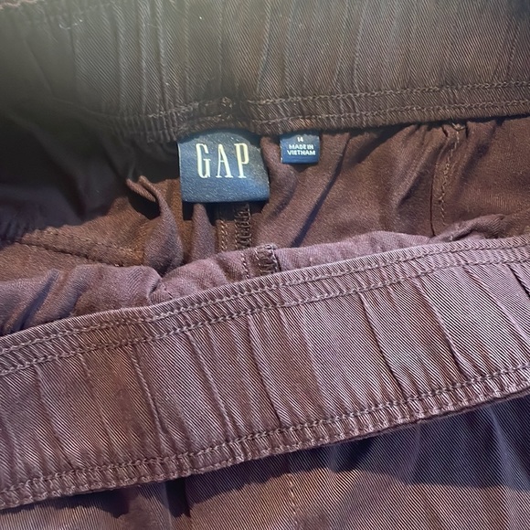 Gap burgundy light weight pants, size 14 - Picture 1 of 4